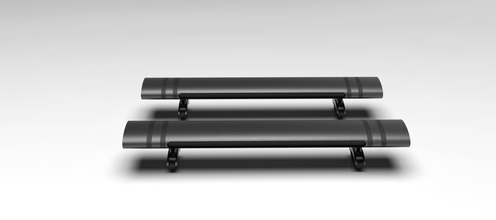 closed two front top view light room