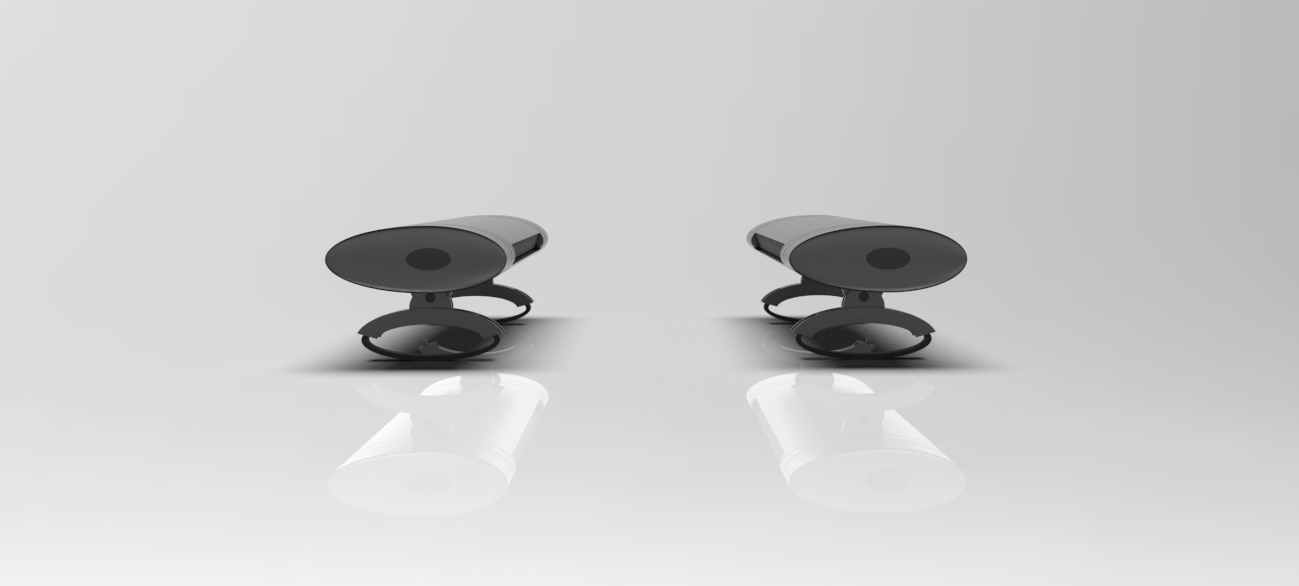 closed two side view light room